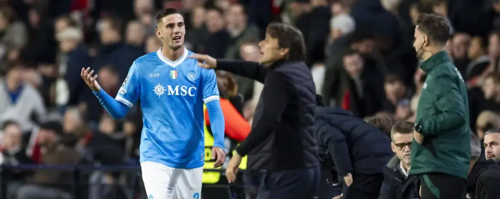 Napoli striker Lorenzo Lucca