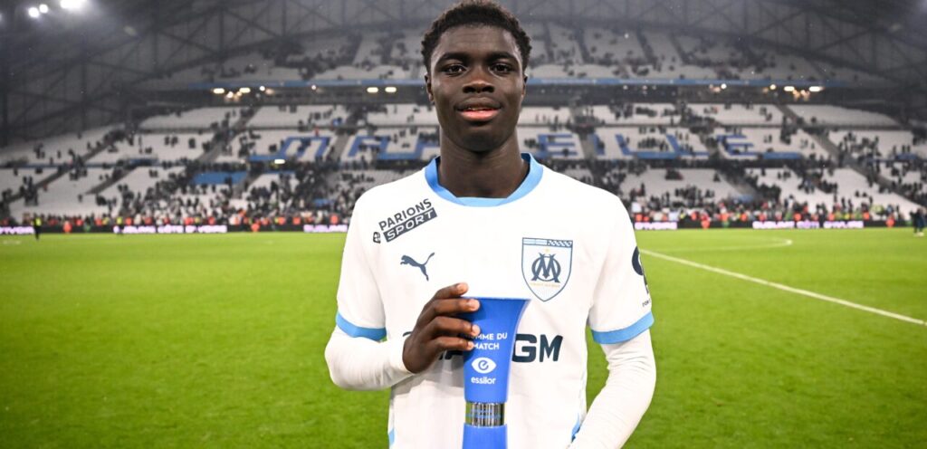 Marseille young forward Robinio Vaz