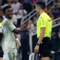 VInicius Jr and Diego Simeone clash at the touchline