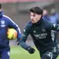 Kai Havertz in Arsenal training