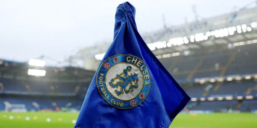Corner flag of Chelsea FC
