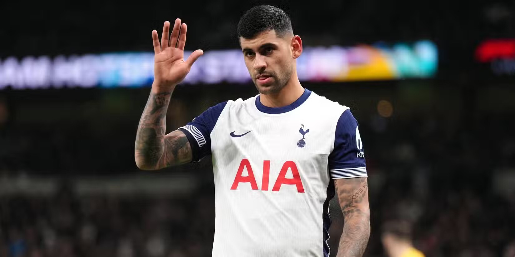 Tottenham defender Cristian Romero