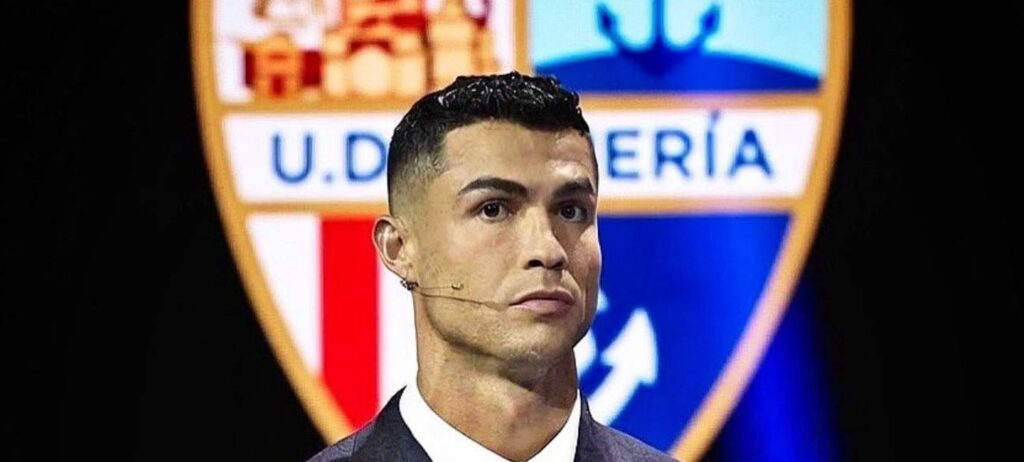 Almeria minority share holder Cristiano Ronaldo