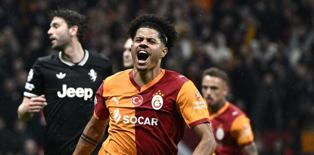 Galatasaray player has just scored against Juventus
