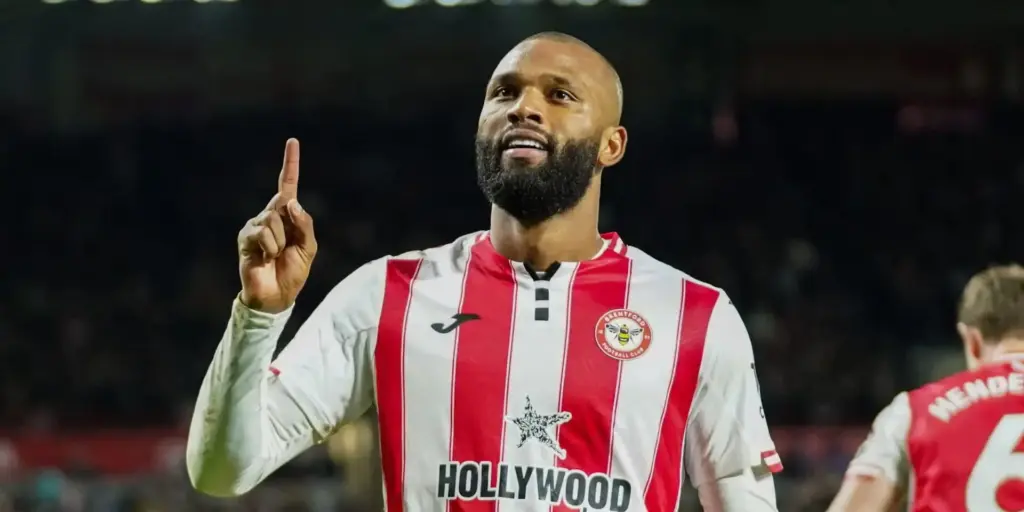 Brentford striker Igor Thiago