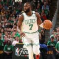 Boston Celtics shooting guard Jaylen Brown