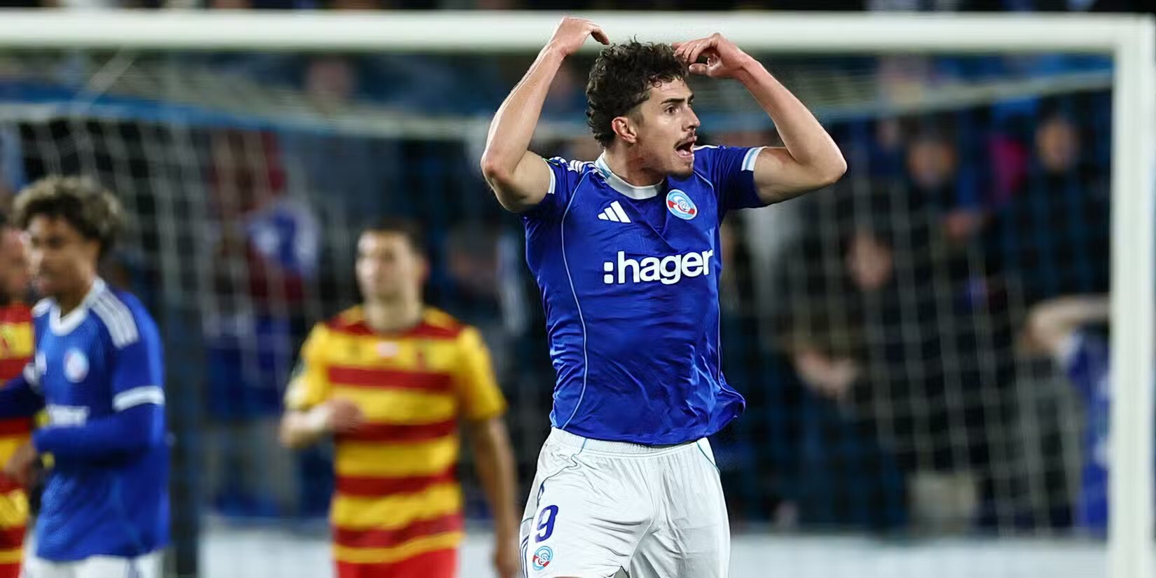 Strasbourg striker Joaquin Panichelli