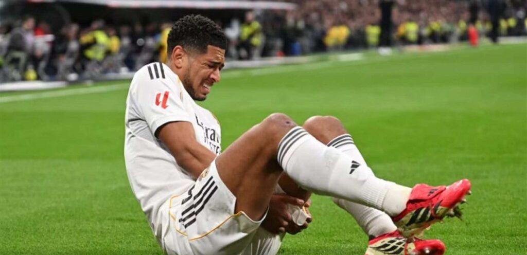 Jude Bellingham in pain