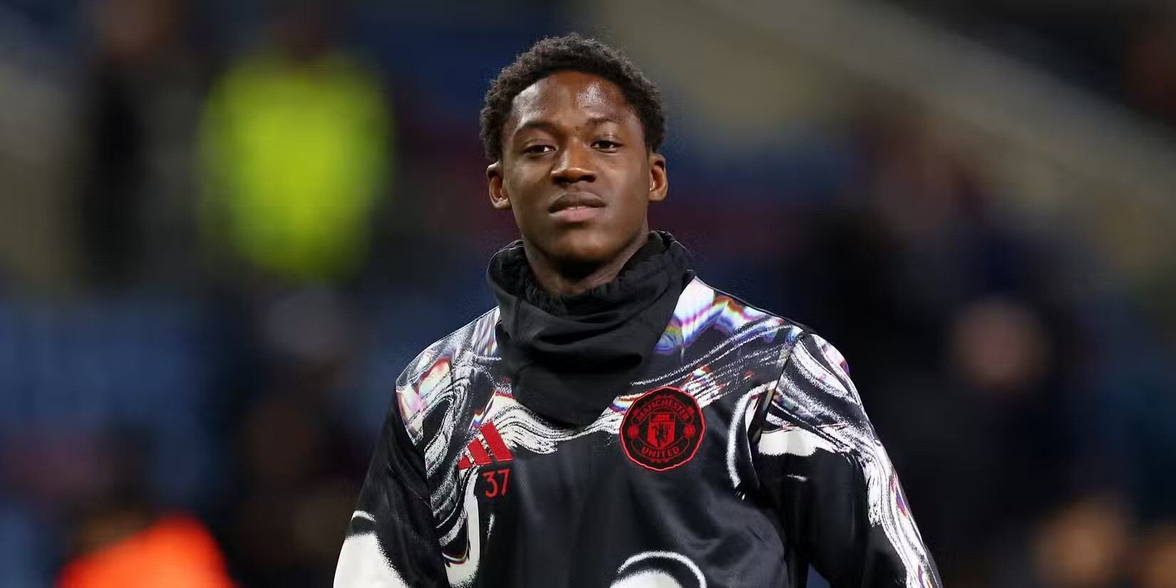 Manchester United midfielder Kobbie Mainoo