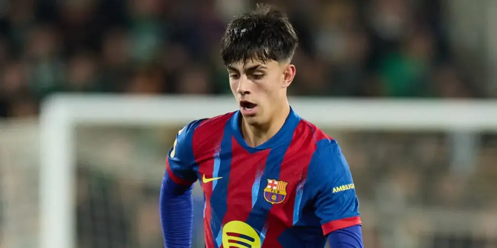 Barcelona midfielder Marc Bernal