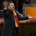 Galatasaray head coach Okan Buruk