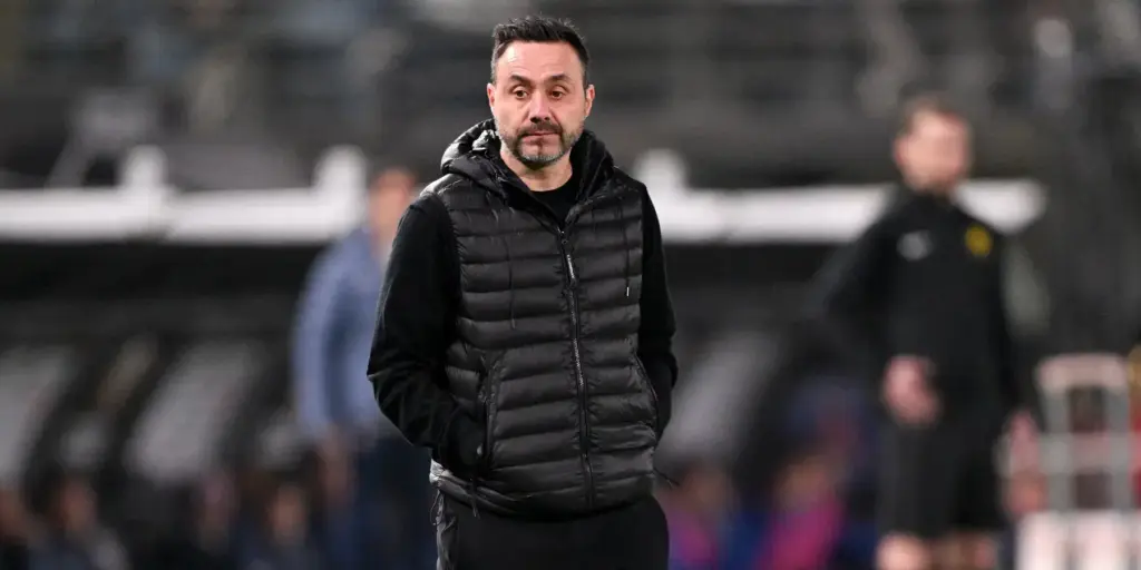 Former Marseille head coach Roberto de Zerbi