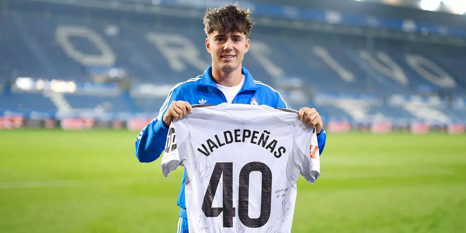 Real Madrid defender Victor Valdepenas