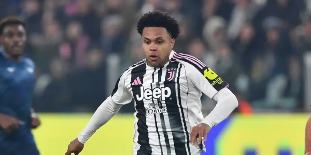 Juventus midfielder Weston McKennie