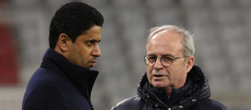 Luis Campos and Nasser Al-Khelaifi