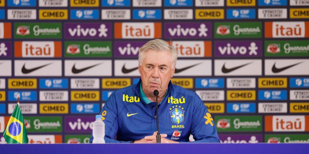 Brazil head coach Carlo Ancelotti