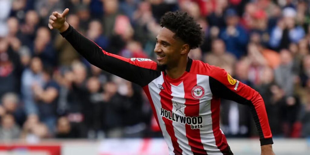 Brentford forward Kevin Schade