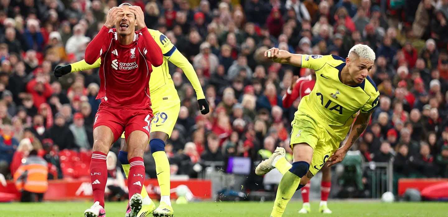 RIcharlison has just scored a stoppage-time equaliser against Liverpool