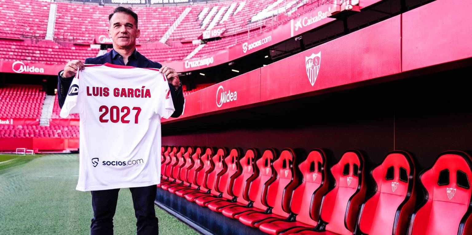 New Sevilla head coach Luis Garcia Plaza