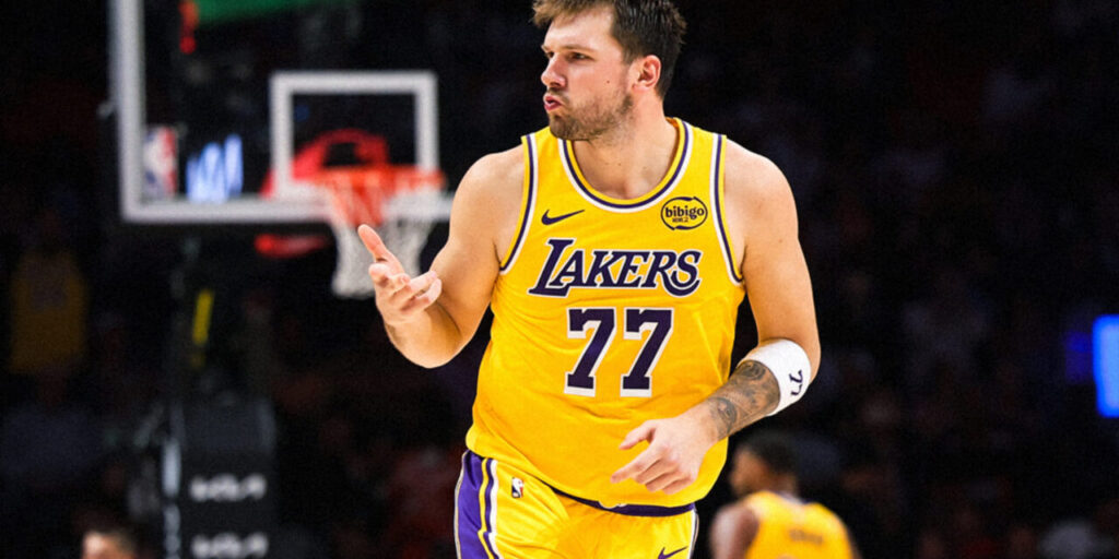 Los Angeles Lakers guard Luka Doncic