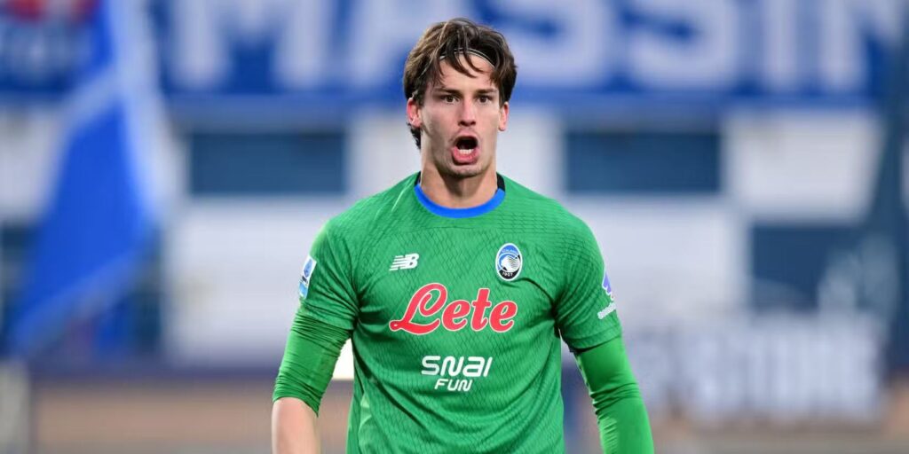 Atalanta goalkeeper Marco Carnesecchi
