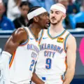 Shai Gilgeous-Alexander and Alex Caruso