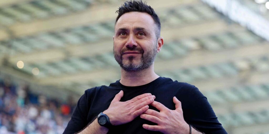 New Tottenham manager Roberto De Zerbi