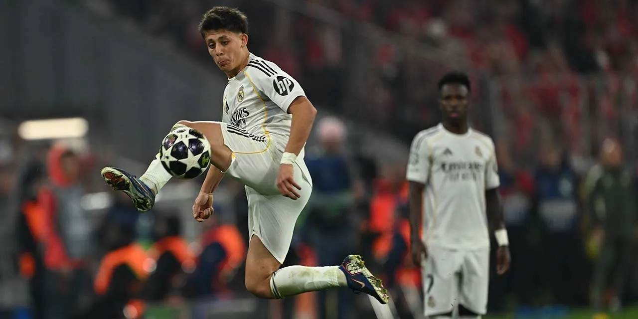 Real Madrid midfielder Arda Guler