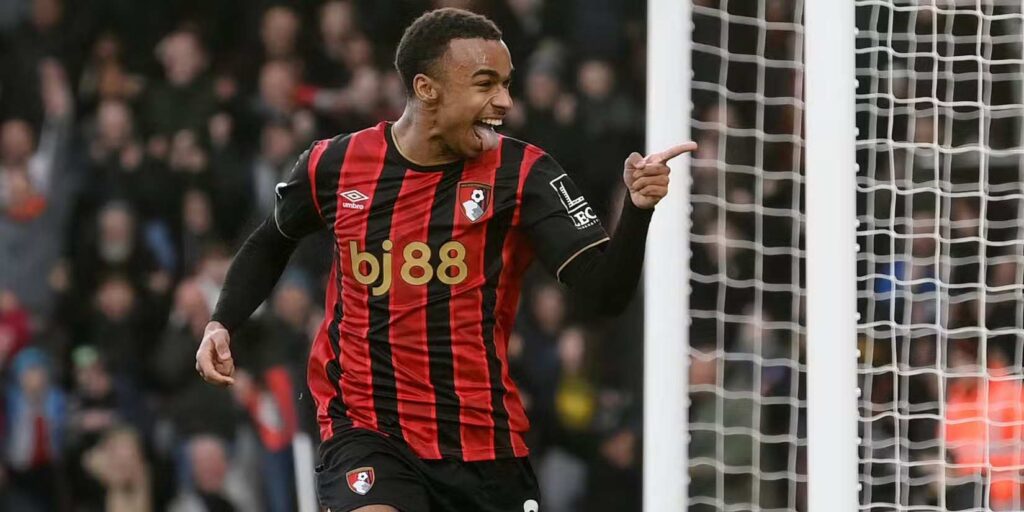 Bournemouth striker Eli Kroupi