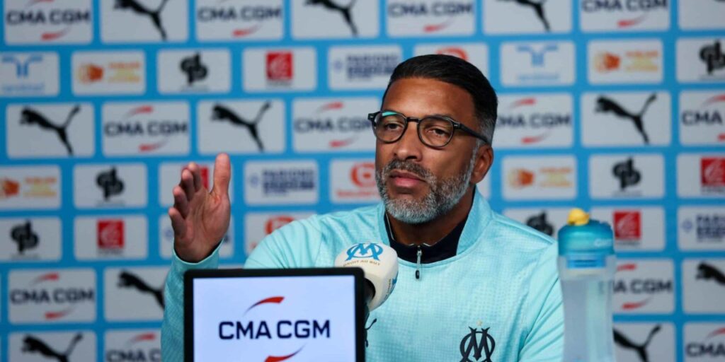Marseille head coach Habib Beye