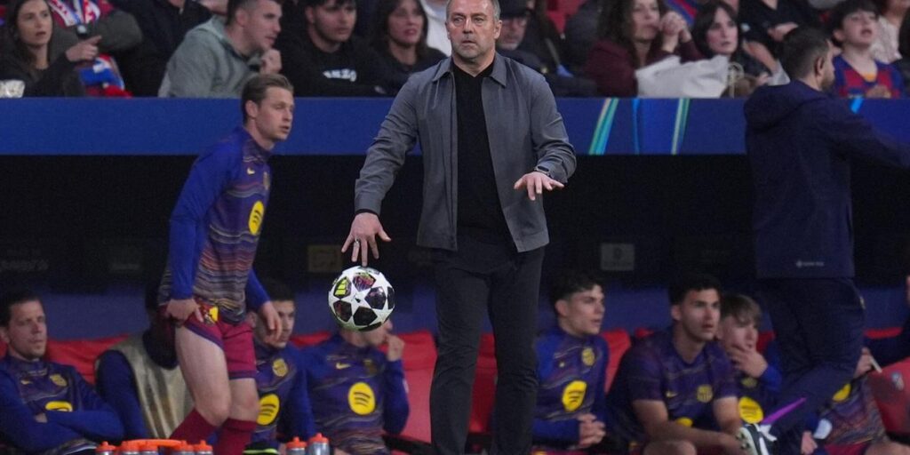 Barcelona head coach Hansi Flick