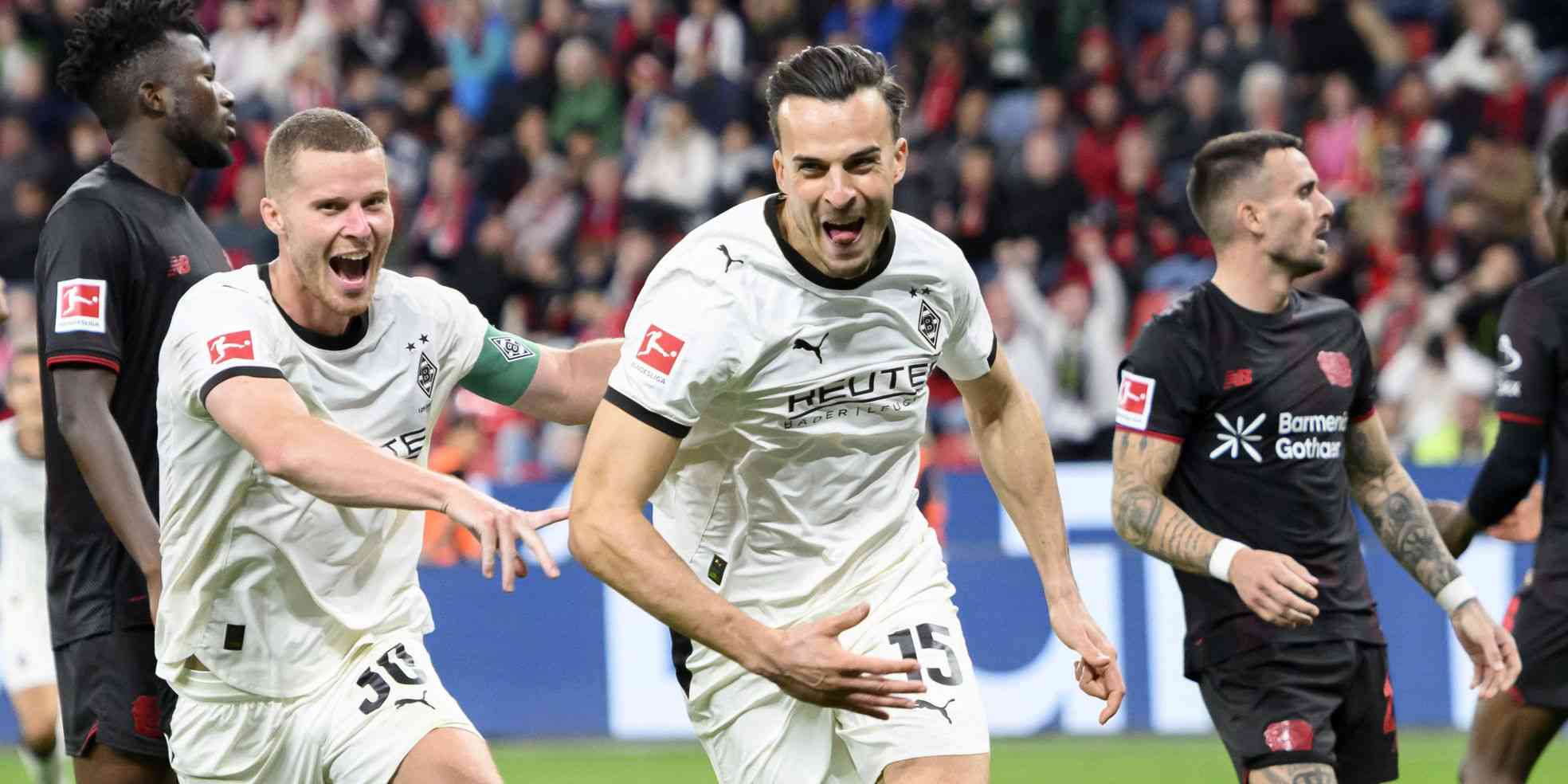 Haris Tabakovic has just scored a goal for Borussia Monchengladbach
