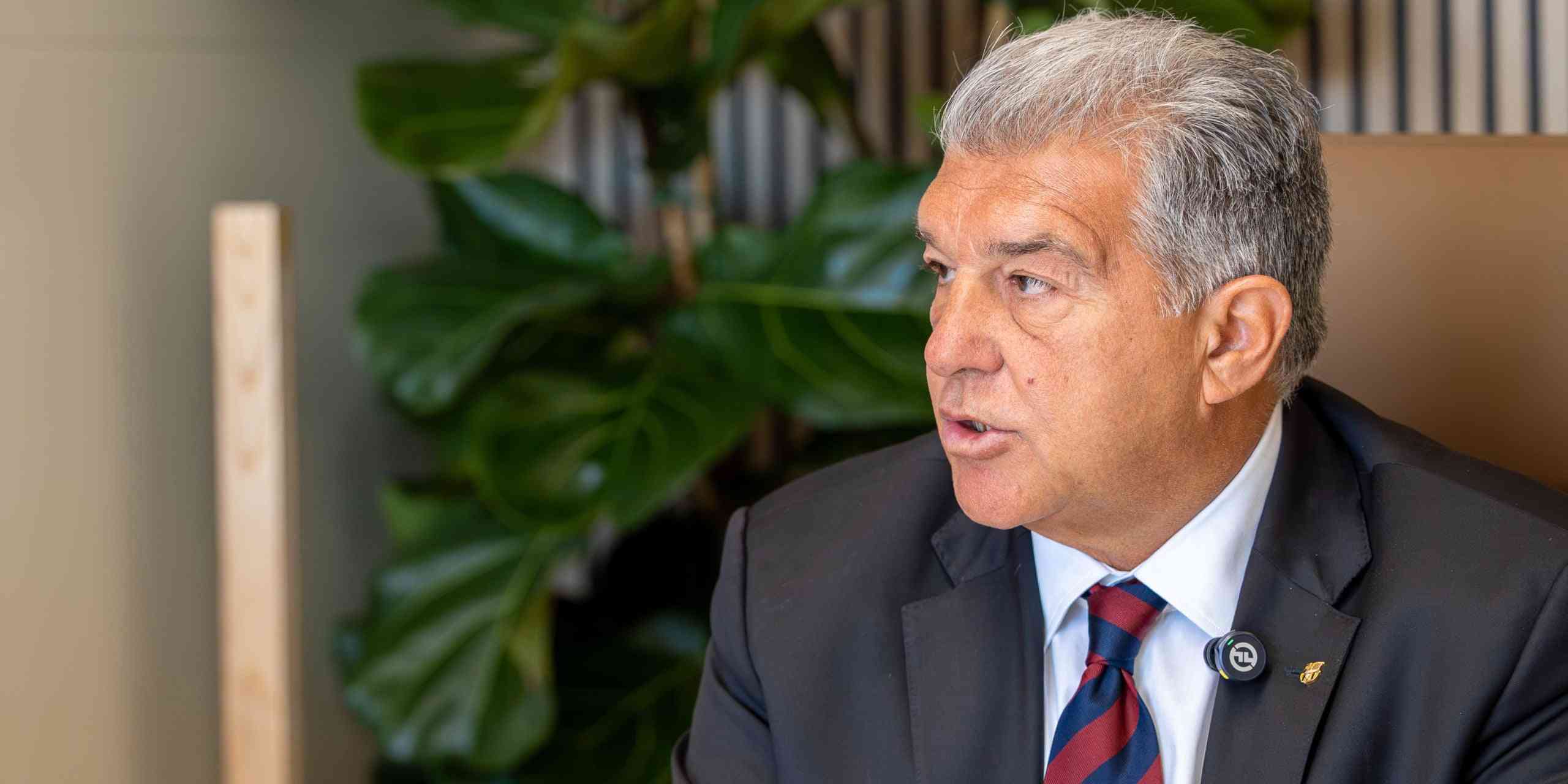 Barcelona president Joan Laporta