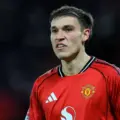 Manchester United midfielder Manuel Ugarte