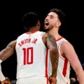 Jabari Smith Jr and Alperen Sengun