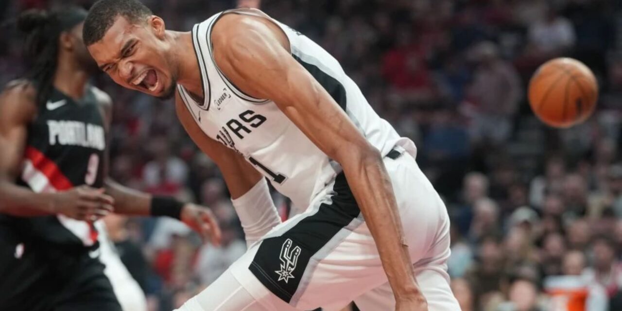 San Antonio Spurs center Victor Wembanyama