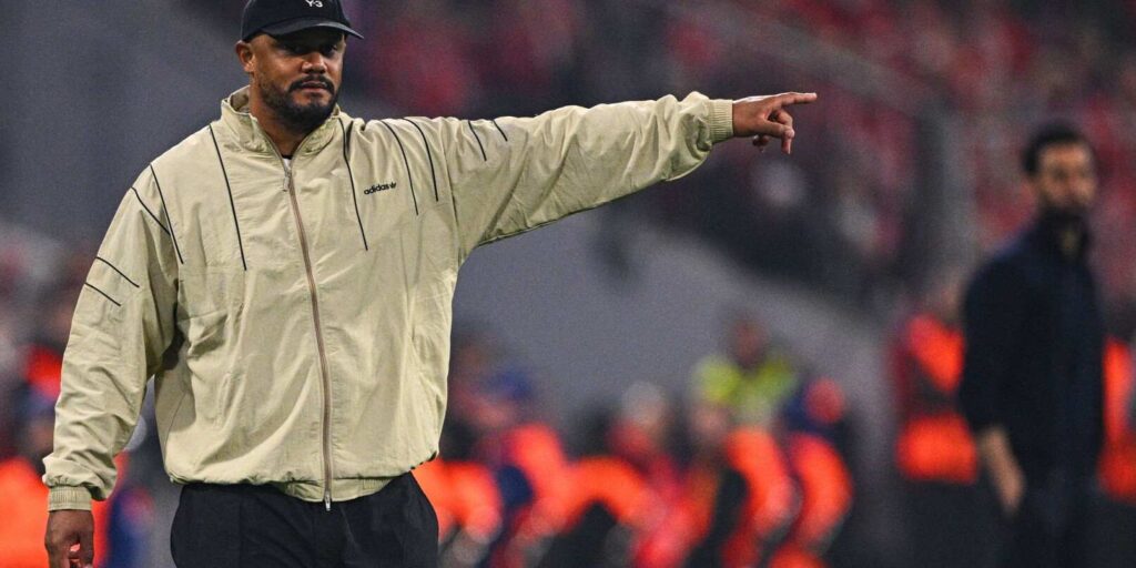 Bayern Munich head coach Vincent Kompany