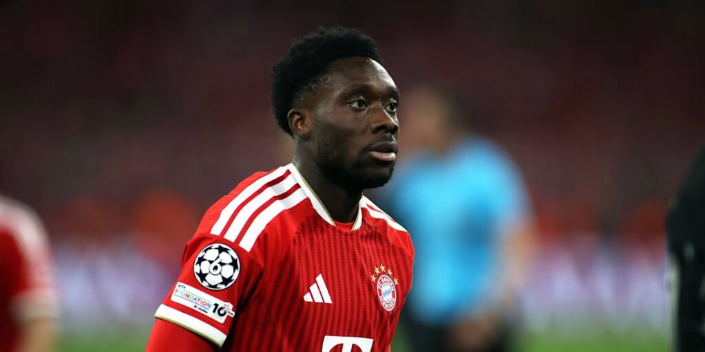 Bayern Munich wing-back Alphonso Davies