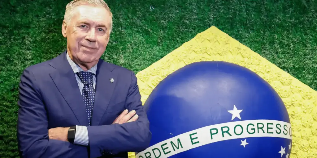Brazil head coach Carlo Ancelotti