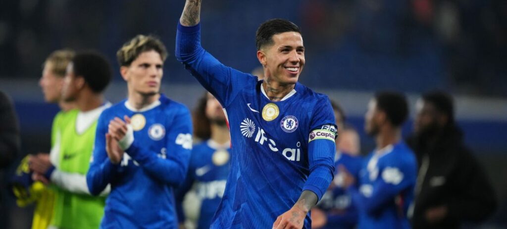 Chelsea captain Enzo Fernandez