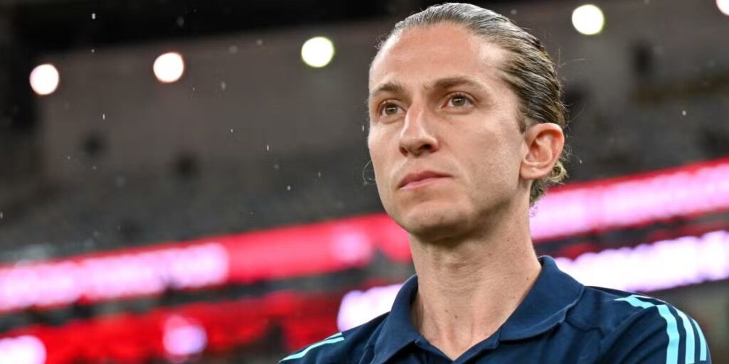 Brazilian head coach Felipe Luis