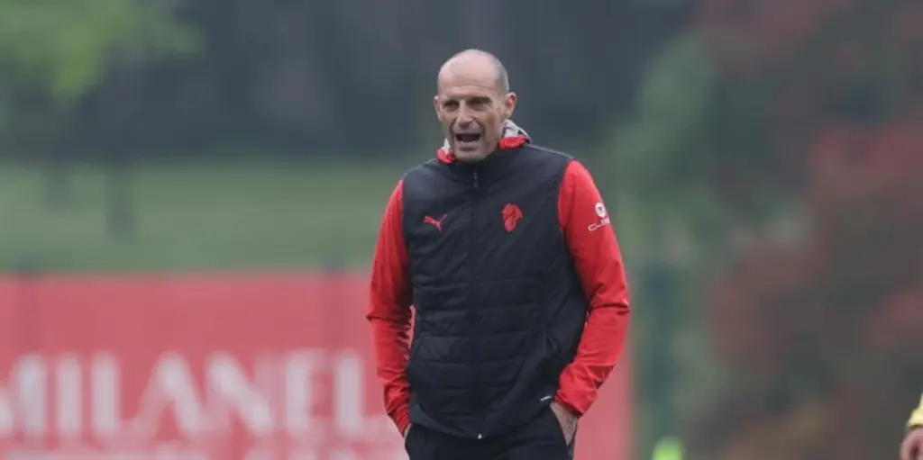Milan head coach Massimiliano Allegri