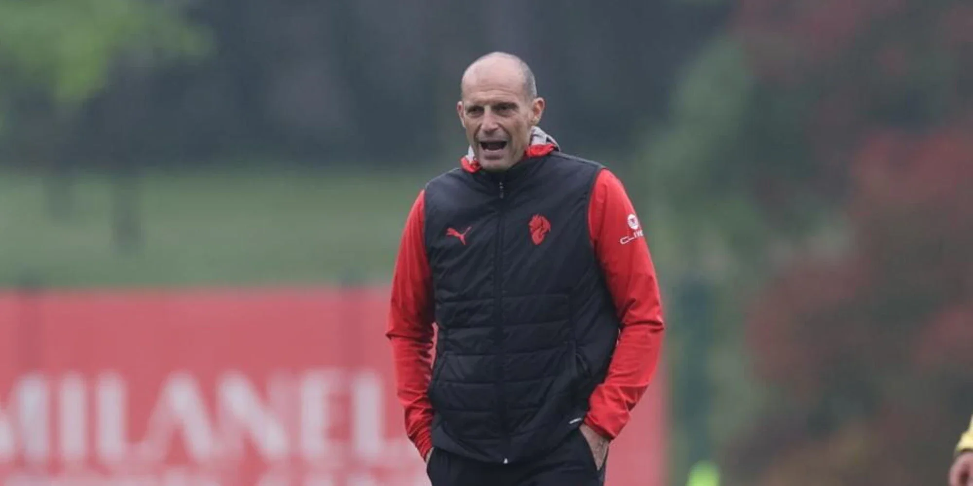 Milan head coach Massimiliano Allegri