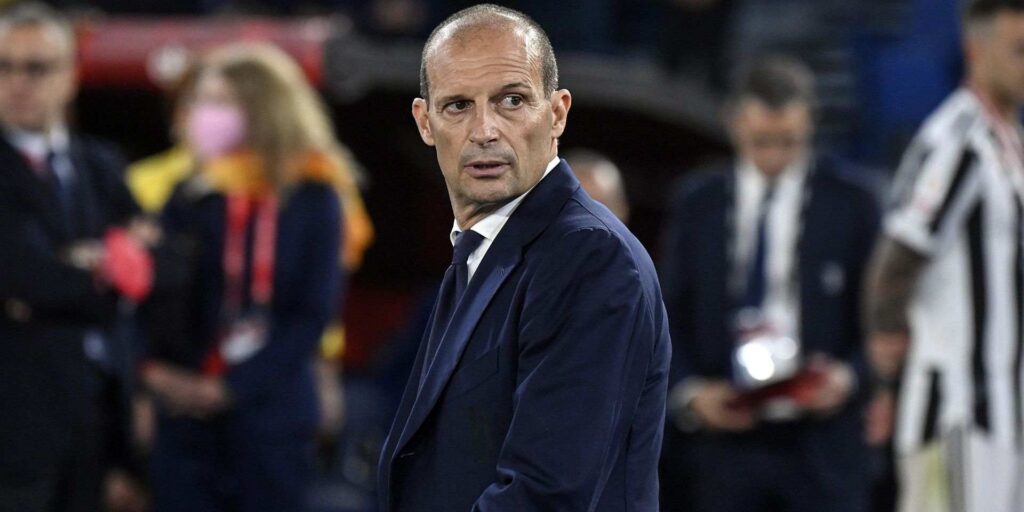 Milan head coach Massimiliano Allegri