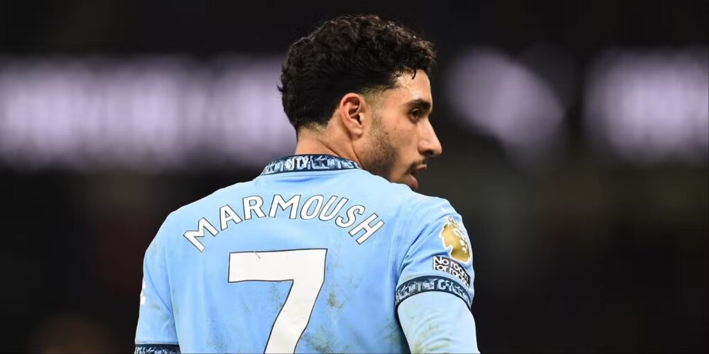 Manchester City forward Omar Marmoush