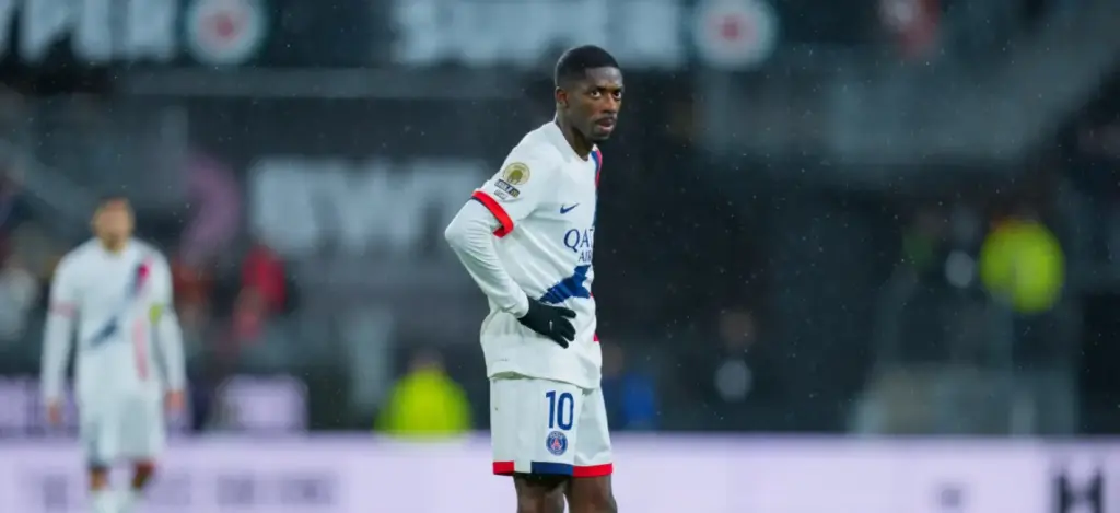 PSG forward Ousmane Dembele