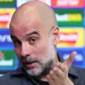 Manchester City head coach Pep Guardiola