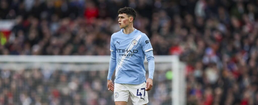 Manchester City midfielder Phil Foden