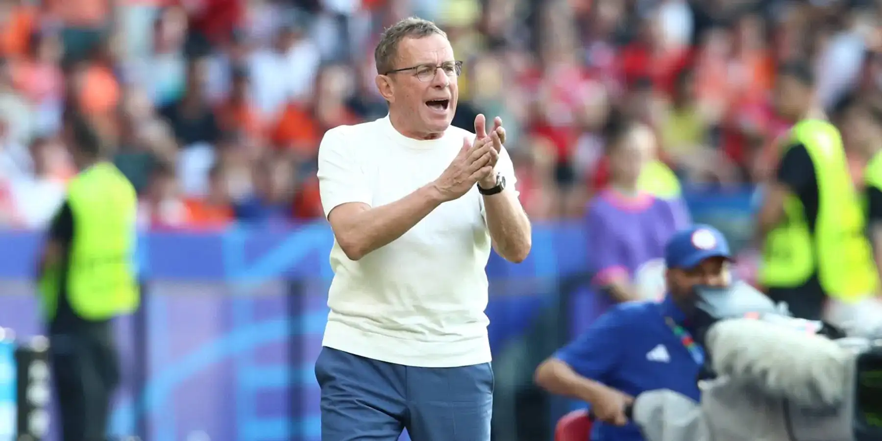 Austria head coach Ralf Rangnick