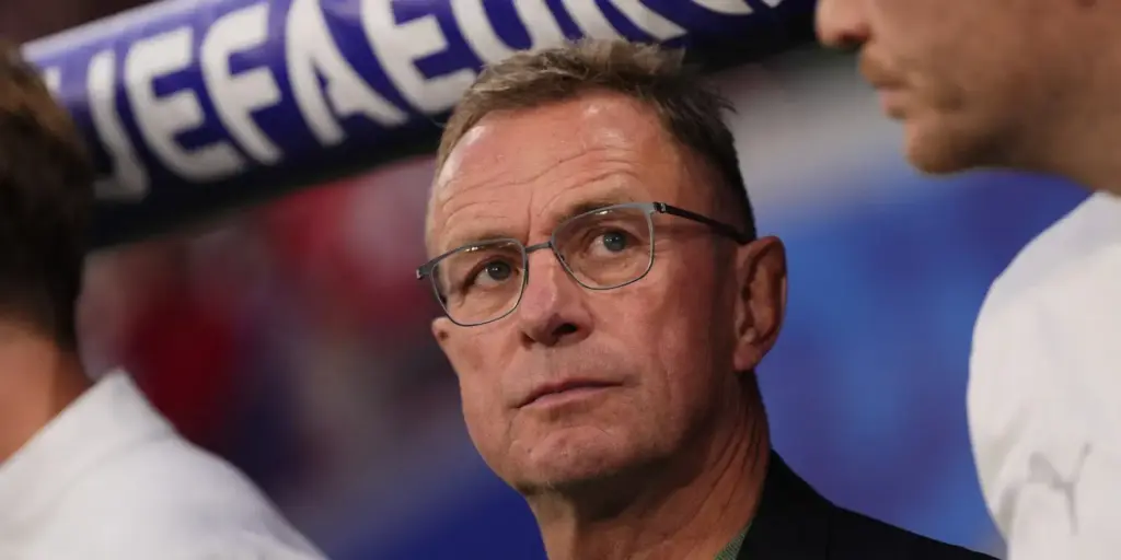 Austria head coach Ralf Rangnick